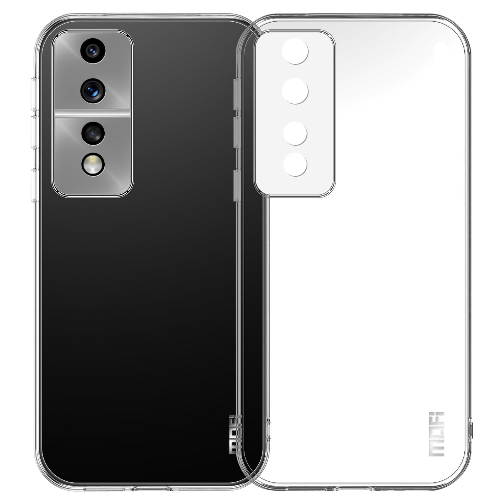 MOFI TPU Phone Case for Honor 80 GT 5G Transparent Cellphone Back Protector Cover MOFI TPU Phone Case for Honor 80 GT 5G Transparent Cellphone Back Protector Cover